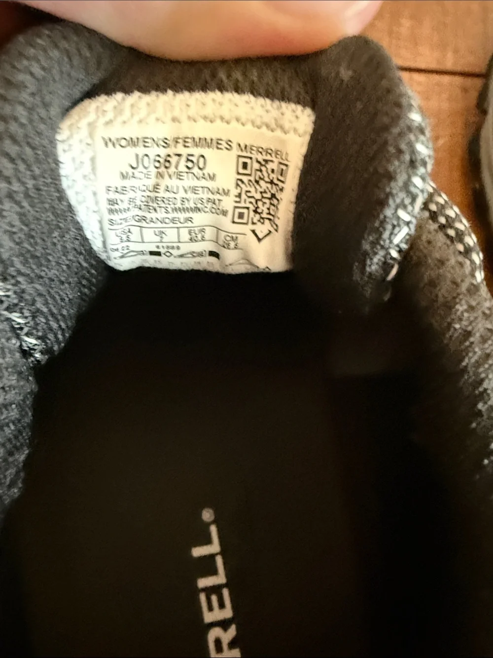 Merrell breathable mesh